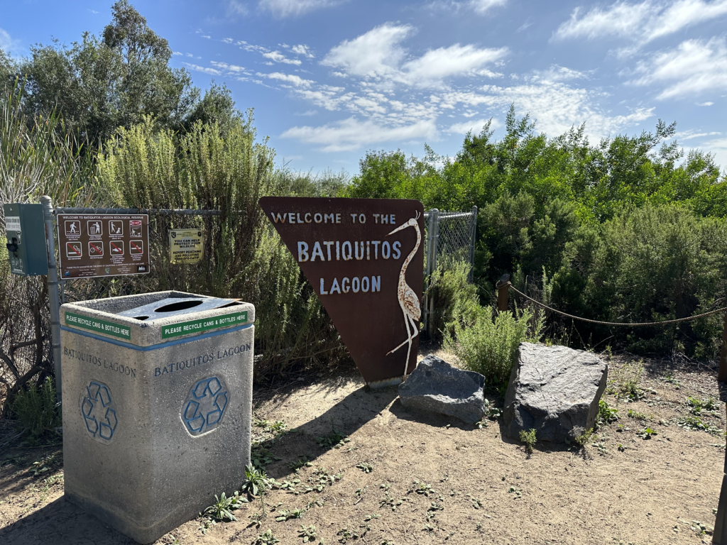 Batiquitos welcome sign